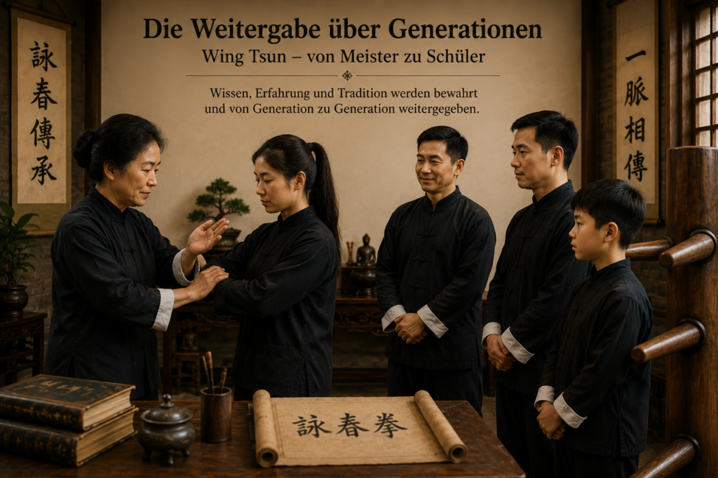 Wing Tsun Geschichte - Weitergabe von Wissen und Tradition über Generationen von Meister zu Schüler