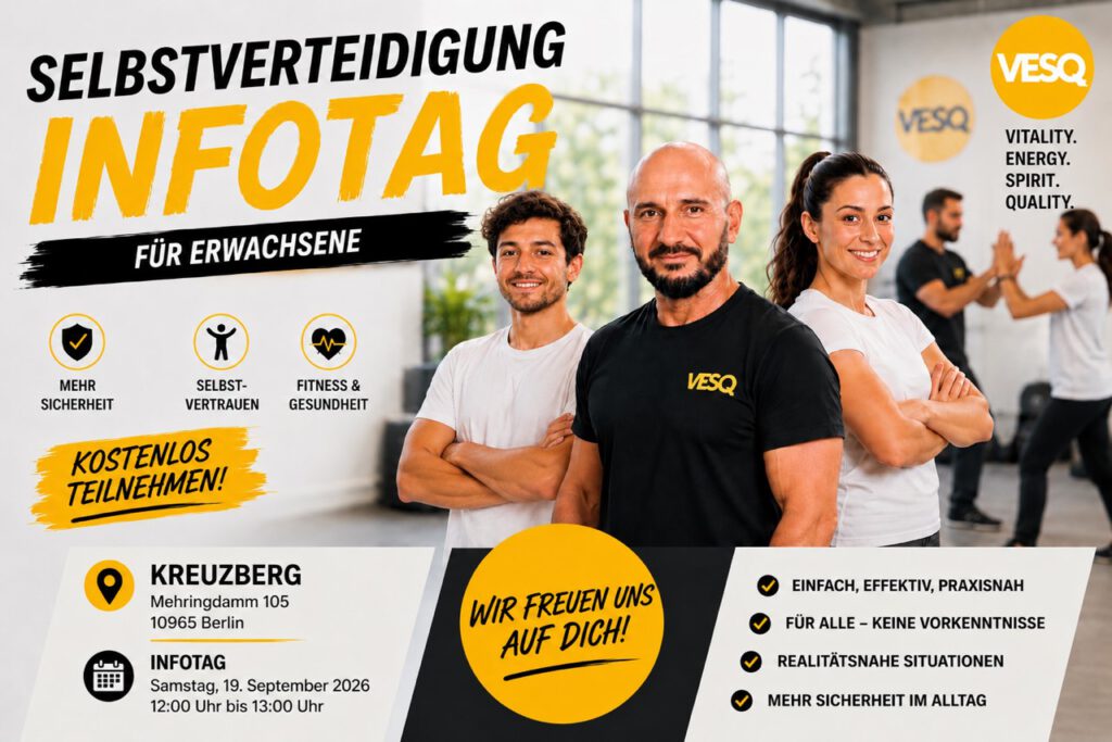 Selbstverteidigung Infotag Kreuzberg für Erwachsene bei VESQ am 19. September 2026